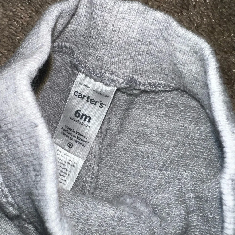 Carter’s Gerber and other Brands Baby Boy Bundle Gray and White Size NB-6 Mos